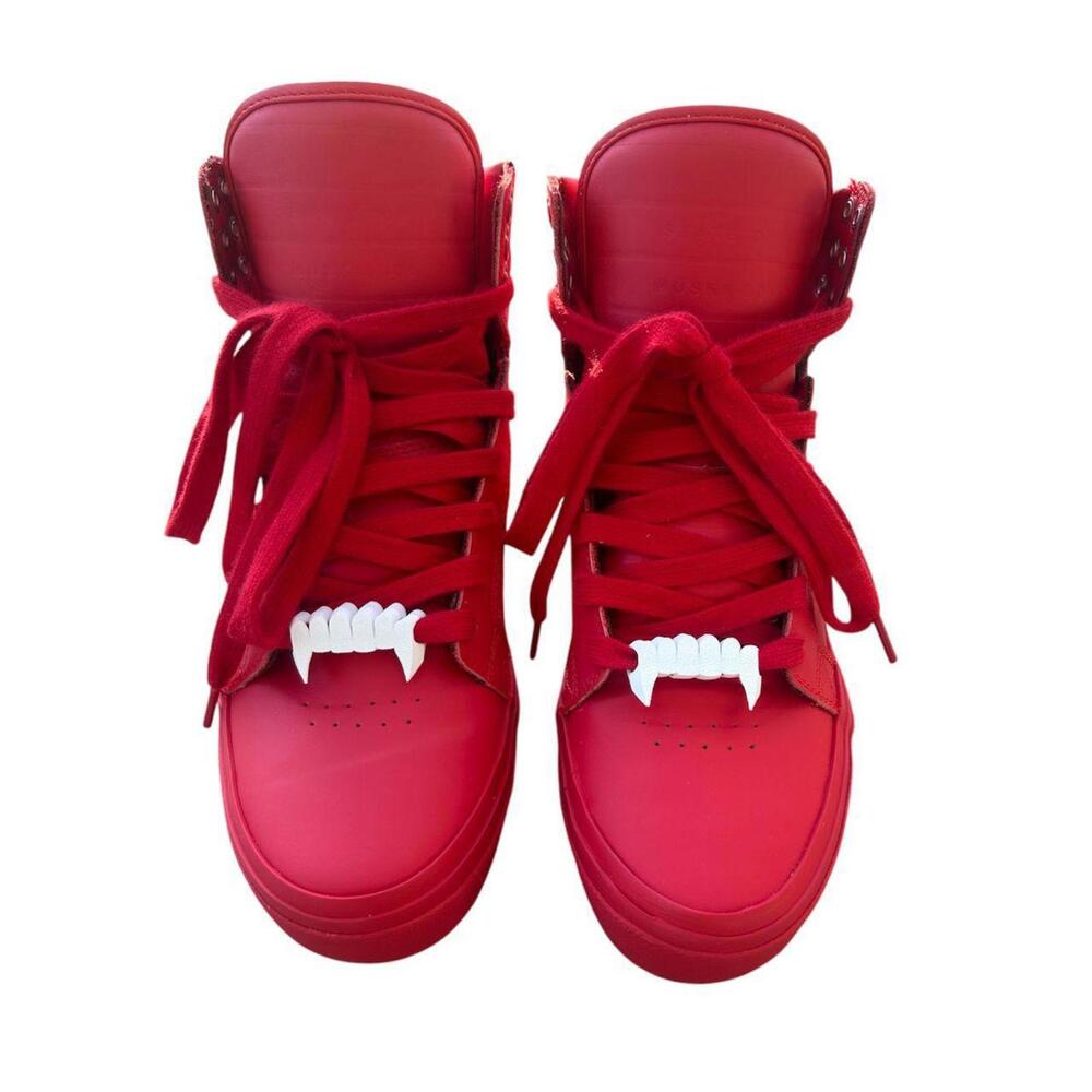 vamp teeth shoelace charms